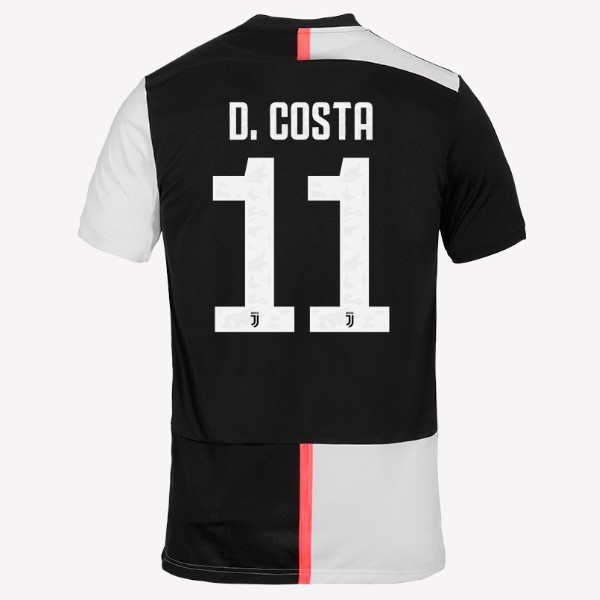 Camiseta Juventus NO.11 D.Costa Primera equipo 2019-20 Blanco Negro